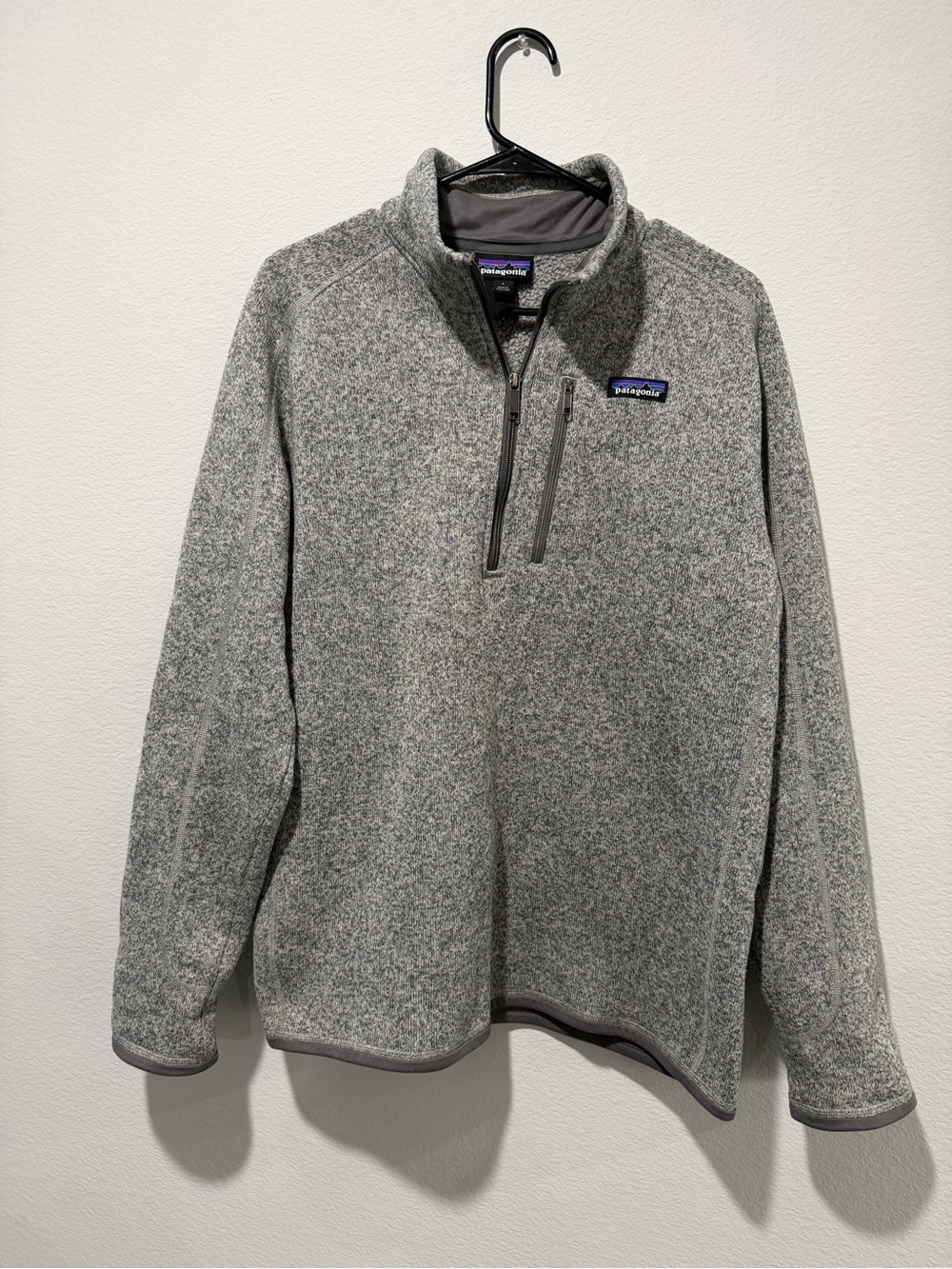 Patagonia Men’s Gray Quarter-Zip Pullover